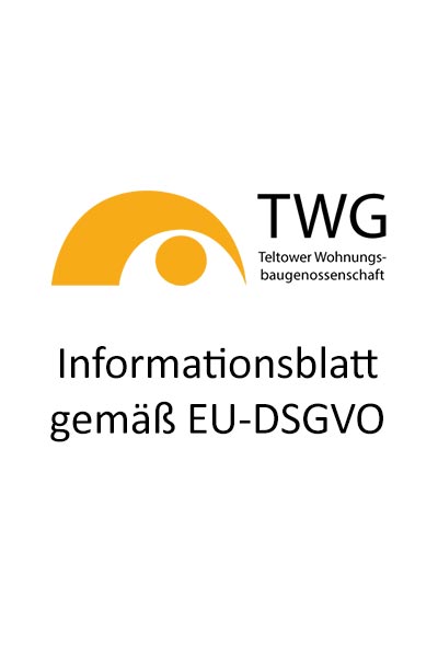 Informationsblatt gemäß EU-DSGVO