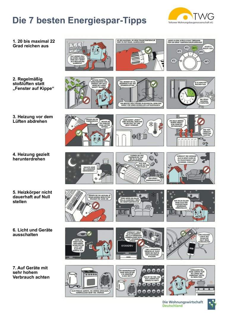 Energiespar-Tipps
